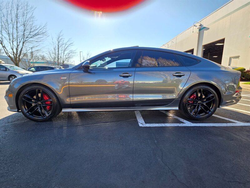 2015 Audi A7 3.0T quattro Prestige / Supercharged / S-Line Pkg  / SPORT PKG + BLACK OPTIC PKG / Bridgestones / Low Miles - Photo 3 - Portland, OR 97217