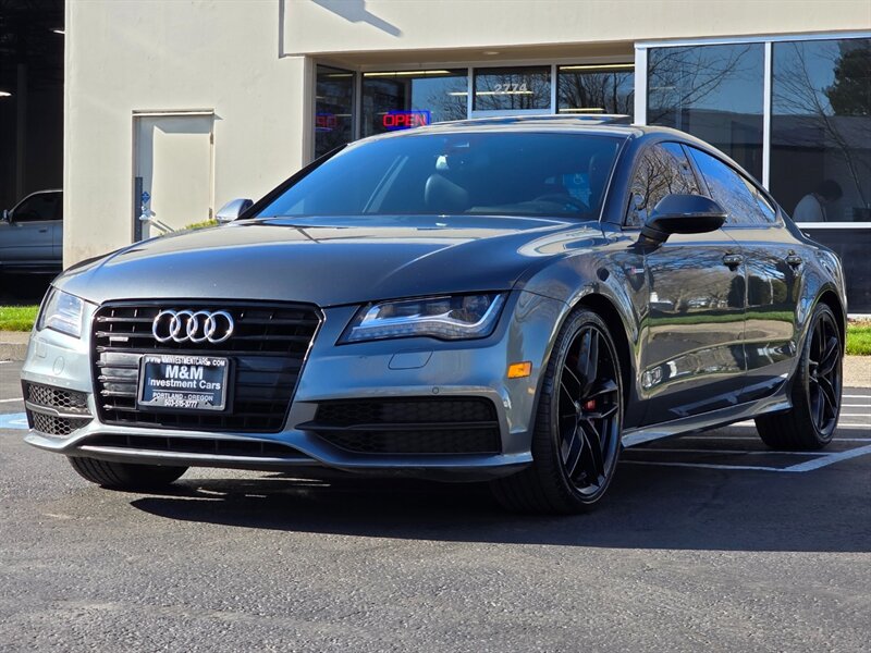 2015 Audi A7 3.0T quattro Prestige / Supercharged / S-Line Pkg  / SPORT PKG + BLACK OPTIC PKG / Bridgestones / Low Miles - Photo 1 - Portland, OR 97217
