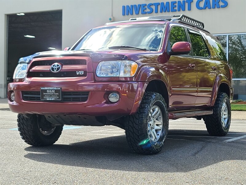 2007 Toyota Sequoia 4X4 3RD Seat / LEATHER / Timing Belt Done / LIFTED  / 4.7L / 8-Passenger / Sun Roof / NEW TIRES / NEW LIFT / ONLY 139K MILES - Photo 1 - Portland, OR 97217