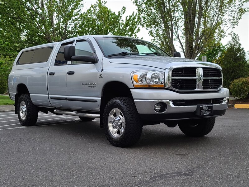 2006 Dodge Ram 2500 BIG HORN / 4X4 / 5.9 L High Output / CUMMINS  DIESEL / 8-FOOT BED/ BF GOODRICH TIRES / MATCHING CANOPY / 1-OWNER / LIFTED !! - Photo 2 - Portland, OR 97217