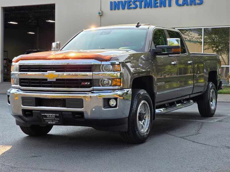 2015 Chevrolet Silverado 3500 LTZ 4X4 LONG BED 6.6L DURAMAX DIESEL ALLISON 1-TON  / Z-71 4X4 / LEATHER / SUNROOF / FULLY LOADED - Photo 1 - Portland, OR 97217