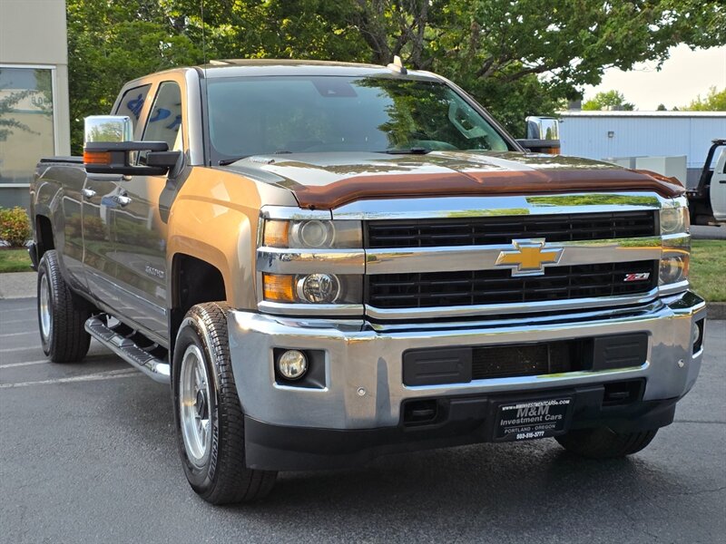 2015 Chevrolet Silverado 3500 LTZ 4X4 LONG BED 6.6L DURAMAX DIESEL ALLISON 1-TON  / Z-71 4X4 / LEATHER / SUNROOF / FULLY LOADED - Photo 2 - Portland, OR 97217
