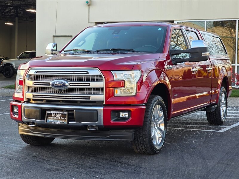 2017 Ford F-150 PLATINUM / 4X4 / PANORAMA ROOF / FULLY LOADED  / SUPERCREW CAB / RADAR CRUISE / BLIND SPOT / REAR DIFFERENTIAL LOCKER