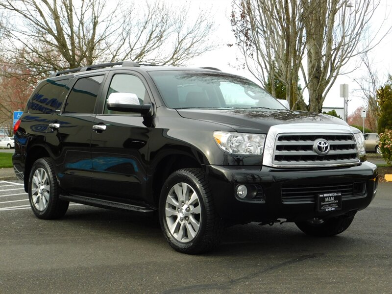 2013 Toyota Sequoia Platinum 4X4 / Leather DVD NAVI/1-OWNER /NEW TIRES   - Photo 2 - Portland, OR 97217