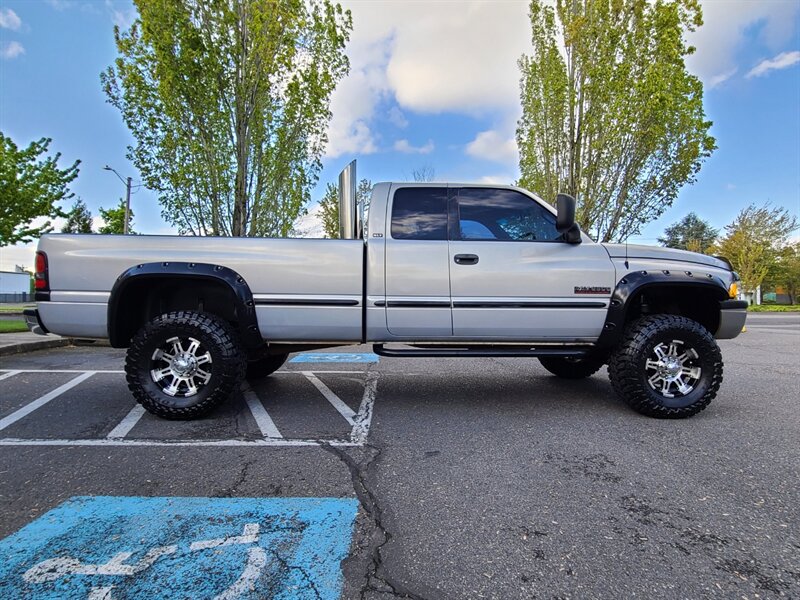 1999 Dodge Ram 2500 LONG BED 4X4 / 5.9L DIESEL / LIFTED / MANUAL  / Laramie / Leather / TOYO Mud Tires / CUMMINS / LOCAL / NO RUST / New Clutch - Photo 4 - Portland, OR 97217