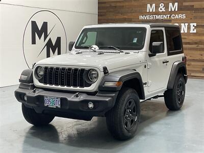 2025 Jeep Wrangler Sport 2dr 4X4 / 8-Speed Automatic / 5,000 MILES  / 1-OWNER LOCAL OREGON SUV / HARD TOP SUV