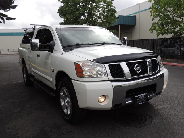 2004 Nissan Titan LE/ Xtra Cab 4-DR/ 4WD/ Leather/ 1-Owner   - Photo 2 - Portland, OR 97217