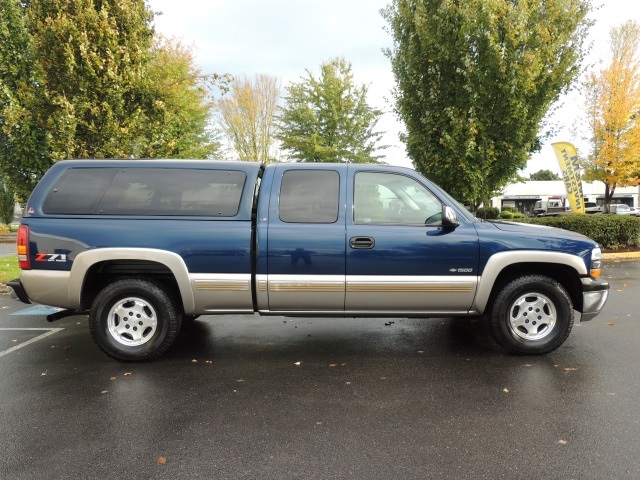 2001 Chevrolet Silverado 1500 LT / 4WD / Extended Cab / Matching Canopy/ 1-OWNER   - Photo 4 - Portland, OR 97217