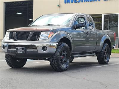 2008 Nissan Frontier SE / 4X4 / KING CAB / V6 4.0 L / LIFTED  / BRAND NEW TIRES / BACK CAM / SERVICE RECORDS /  LOW MILES!!!
