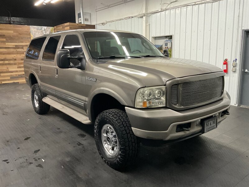 2003 Ford Excursion Limited 4X4 / 7.3L DIESEL / 1-OWNER /  RUST FREE  3RD ROW SEAT / Leather & Heated Seats / BRAND NEW TIRES / RUST FREE / 158,000 MILES - Photo 2 - Gladstone, OR 97027