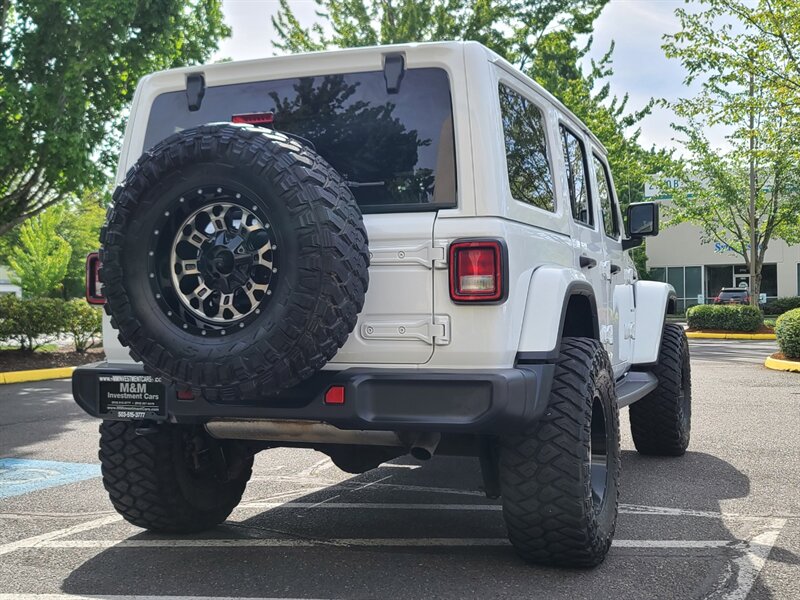 2019 Jeep Wrangler Unlimited SAHARA 4X4 V6 / LIFTED / 36K MILES  / 3.6L / HARD TOP / FUEL WHEELS / MUD TIRES / NO RUST / FACTORY WARRANTY / LOW LOW MILES - Photo 8 - Portland, OR 97217