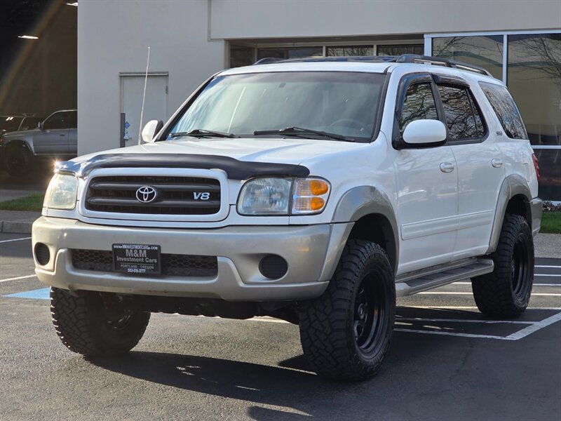2001 Toyota Sequoia SR5 4X4 V8 4.7L / FRESH TIMING BELT SERVICE  / 8-PASSENGER / BRAND NEW WHEELS / BRAND NEW TIRES / BRAND NEW LIFT - Photo 1 - Portland, OR 97217