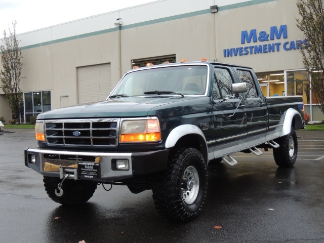 1996 Ford F-350 XLT / Crew Cab / 4X4 / 7.3L DIESEL / Long Bed   - Photo 1 - Portland, OR 97217