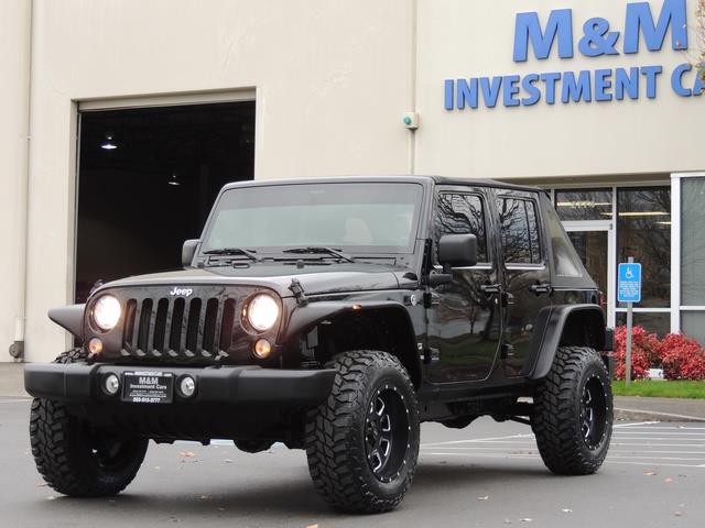 2014 Jeep Wrangler Unlimited Sport / 4DR / 4X4 / LIFTED / 6-SPEED   - Photo 1 - Portland, OR 97217