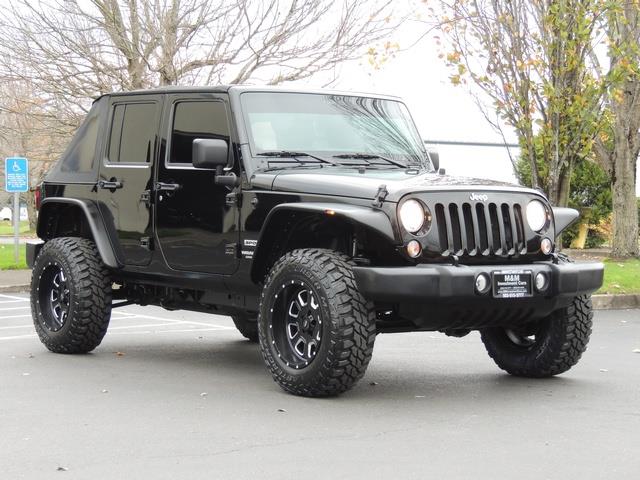 2014 Jeep Wrangler Unlimited Sport / 4DR / 4X4 / LIFTED / 6-SPEED   - Photo 2 - Portland, OR 97217