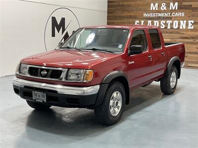2000 Nissan Frontier XE Crew Cab 4X4 / 3.3L V6 / 5-SPEED MANUAL  / Towing Pkg / Spray in bed liner / LOCAL OREGON TRUCK w. ZERO RUST Truck