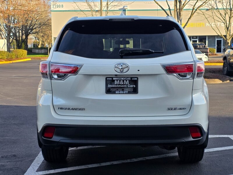 2014 Toyota Highlander XLE 4X4 SUN ROOF / LEATHER / NAVi / CAM / 7-SEATER / FULY LOADED / LOCAL CAR / ALL WHEEL DRIVE - Photo 6 - Portland, OR 97217