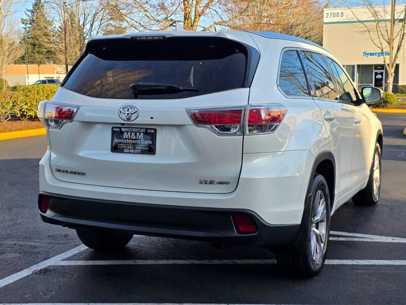 2014 Toyota Highlander XLE 4X4 SUN ROOF / LEATHER / NAVi / CAM / 7-SEATER / FULY LOADED / LOCAL CAR / ALL WHEEL DRIVE - Photo 8 - Portland, OR 97217