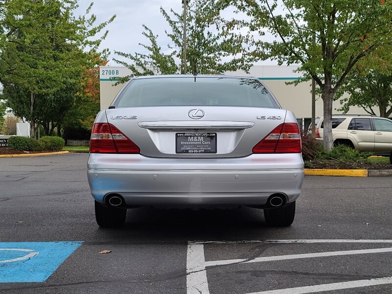 2006 Lexus LS 430 ULTRA LUXURY PACKAGE / 1-OWNER / Navigation  / Back-Up Cam / Heated & Cooled Seats / EVERY OPTION POSSIBLE / LOW MILES !!! - Photo 6 - Portland, OR 97217