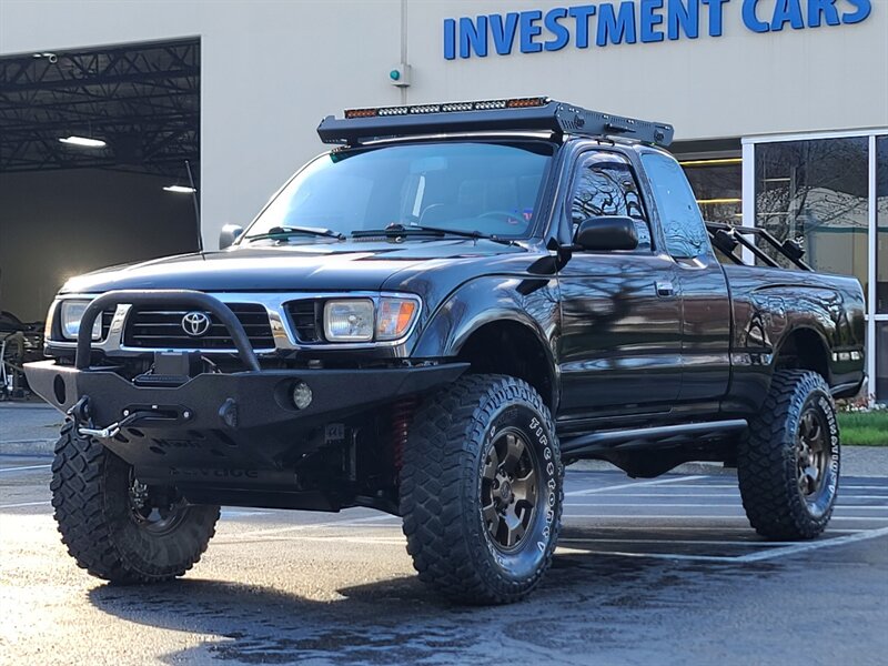 1997 Toyota Tacoma 4X4 V6 / TOYTEC LIFT / BUMPER / WINCH / 5-SPEED  / 3.4 L / SUSPENSION LIFT w-COILOVERS / LUGGAGE RACKS w-LED'S / FIRESTONES / SHARP !! - Photo 48 - Portland, OR 97217