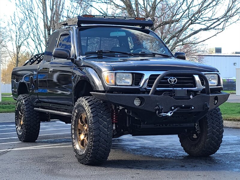 1997 Toyota Tacoma 4X4 V6 / TOYTEC LIFT / BUMPER / WINCH / 5-SPEED  / 3.4 L / SUSPENSION LIFT w-COILOVERS / LUGGAGE RACKS w-LED'S / FIRESTONES / SHARP !! - Photo 53 - Portland, OR 97217