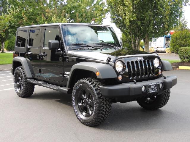 2014 Jeep Wrangler Unlimited 4-DR 4WD HARD TOP 1-OWNER LIFTED   - Photo 2 - Portland, OR 97217