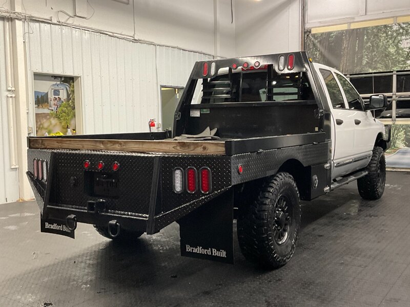 2004 Dodge Ram 3500 Laramie 4X4 / 5.9L DIESEL / 6-SPEED / FLAT BED  Leather & Heated Seats / LONG BED / BRAND NEW 35 " MUD TIRES / LOCAL TRUCK / RUST FREE - Photo 8 - Gladstone, OR 97027