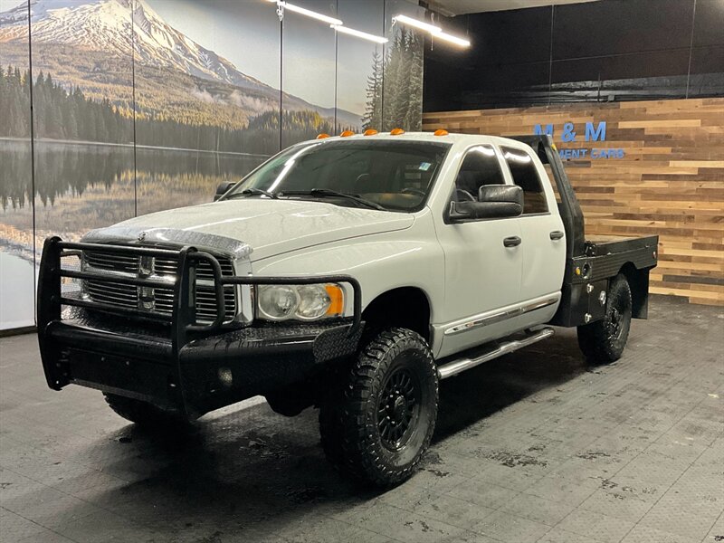 2004 Dodge Ram 3500 Laramie 4X4 / 5.9L DIESEL / 6-SPEED / FLAT BED  Leather & Heated Seats / LONG BED / BRAND NEW 35 " MUD TIRES / LOCAL TRUCK / RUST FREE - Photo 25 - Gladstone, OR 97027