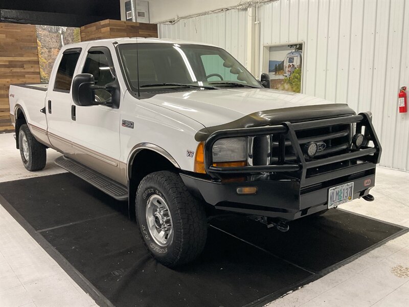 1999 Ford F-350 Lariat Crew Cab 4X4 / 7.3L DIESEL / LONG BED  / LOCAL OREGON TRUCK / RUST FREE / Leather Seats / Excel Cond - Photo 2 - Gladstone, OR 97027