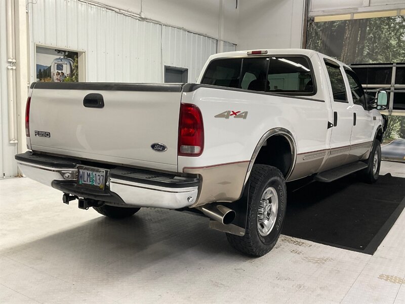 1999 Ford F-350 Lariat Crew Cab 4X4 / 7.3L DIESEL / LONG BED  / LOCAL OREGON TRUCK / RUST FREE / Leather Seats / Excel Cond - Photo 8 - Gladstone, OR 97027