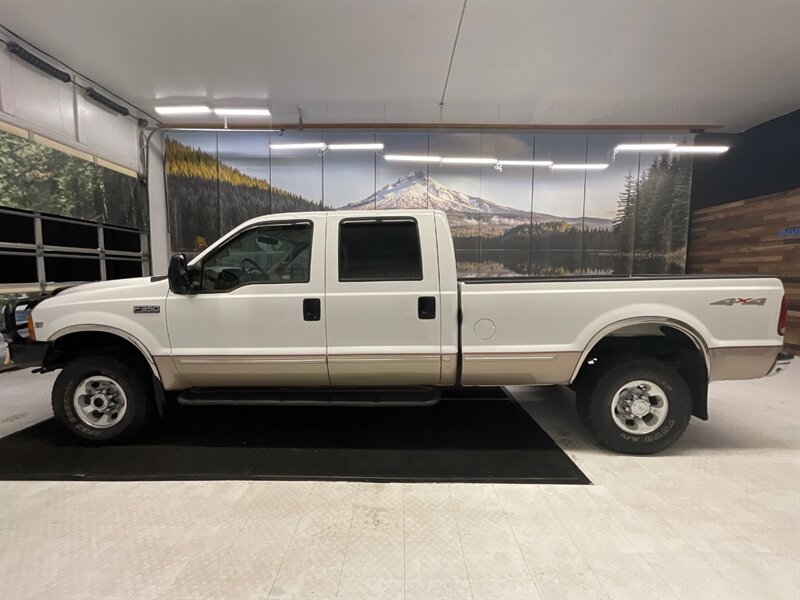 1999 Ford F-350 Lariat Crew Cab 4X4 / 7.3L DIESEL / LONG BED  / LOCAL OREGON TRUCK / RUST FREE / Leather Seats / Excel Cond - Photo 3 - Gladstone, OR 97027