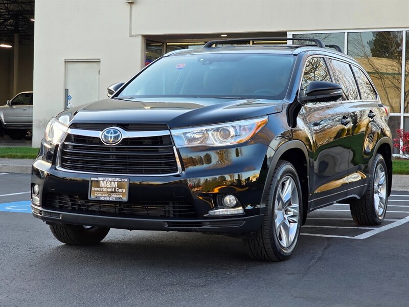 2015 Toyota Highlander Hybrid Limited Platinum 4X4 3RD SEAT EVERY OPTION 1-OWNER  / 7-SEATER / Zero-Rust / Immaculate Condition