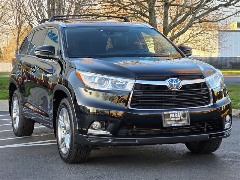 2015 Toyota Highlander Hybrid Limited Platinum 4X4 3RD SEAT EVERY OPTION 1-OWNER  / 7-SEATER / Zero-Rust / Immaculate Condition