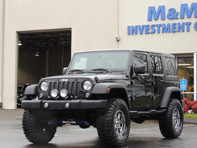 2014 Jeep Wrangler Unlimited Sport / 4X4 /  LIFTED 37 INC MUD TIRES   - Photo 1 - Portland, OR 97217