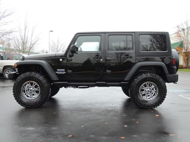 2014 Jeep Wrangler Unlimited Sport / 4X4 /  LIFTED 37 INC MUD TIRES   - Photo 3 - Portland, OR 97217