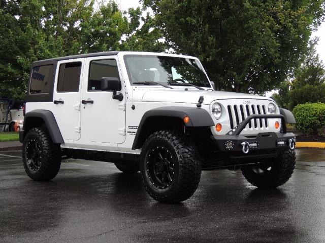 2013 Jeep Wrangler Unlimited Sport / 4X4 / Hard Top / LIFTED LIFTED   - Photo 2 - Portland, OR 97217