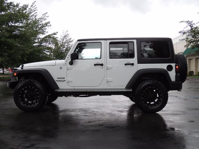 2013 Jeep Wrangler Unlimited Sport / 4X4 / Hard Top / LIFTED LIFTED   - Photo 3 - Portland, OR 97217
