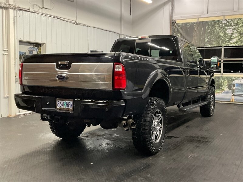 2015 Ford F-350 Platinum 4X4 / 6.7L DIESEL / 1-OWNER / LIFTED  BRAND NEW 37 " MUD TIRES / Sunroof / LOADED / LONG BED / LOCAL OREGON TRUCK / RUST FREE / SHARP & CLEAN !! - Photo 8 - Gladstone, OR 97027