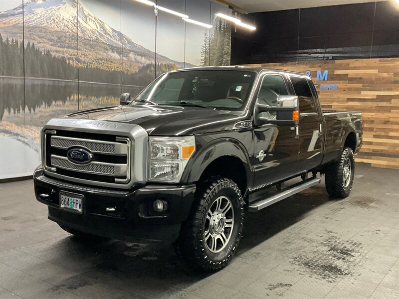 2015 Ford F-350 Platinum 4X4 / 6.7L DIESEL / 1-OWNER / LIFTED  BRAND NEW 37 " MUD TIRES / Sunroof / LOADED / LONG BED / LOCAL OREGON TRUCK / RUST FREE / SHARP & CLEAN !! - Photo 25 - Gladstone, OR 97027