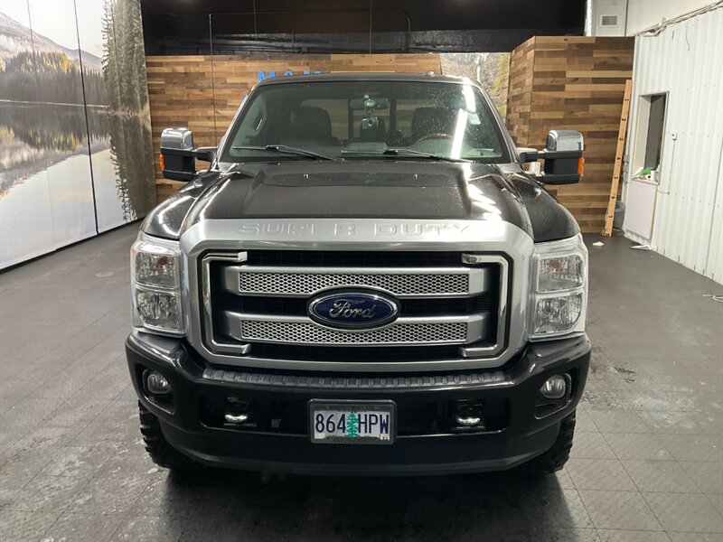 2015 Ford F-350 Platinum 4X4 / 6.7L DIESEL / 1-OWNER / LIFTED  BRAND NEW 37 " MUD TIRES / Sunroof / LOADED / LONG BED / LOCAL OREGON TRUCK / RUST FREE / SHARP & CLEAN !! - Photo 5 - Gladstone, OR 97027