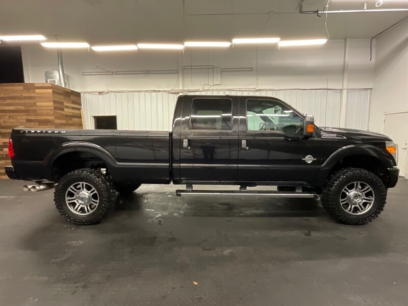 2015 Ford F-350 Platinum 4X4 / 6.7L DIESEL / 1-OWNER / LIFTED  BRAND NEW 37 " MUD TIRES / Sunroof / LOADED / LONG BED / LOCAL OREGON TRUCK / RUST FREE / SHARP & CLEAN !! - Photo 4 - Gladstone, OR 97027