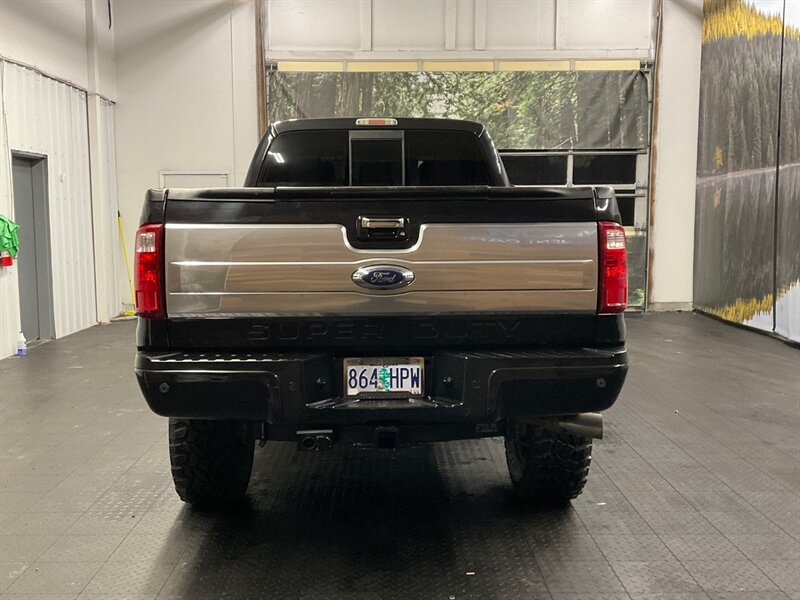 2015 Ford F-350 Platinum 4X4 / 6.7L DIESEL / 1-OWNER / LIFTED  BRAND NEW 37 " MUD TIRES / Sunroof / LOADED / LONG BED / LOCAL OREGON TRUCK / RUST FREE / SHARP & CLEAN !! - Photo 6 - Gladstone, OR 97027