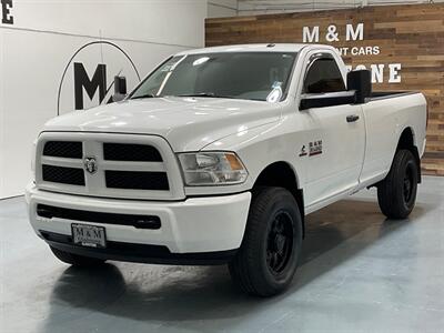 2013 RAM 3500 Tradesman Regular Cab 4X4 / 6.7L DIESEL /86K MILES  / LONG BED / ZERO RUST /Rear Airbags / Spray in bed liner Truck