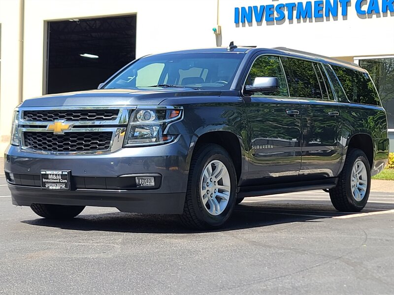 2019 Chevrolet Suburban LT 4X4 2-DVDs / NAV / 8-Seats / Sun Roof / Loaded  / Blind Spot Monitor / Heated Leather / Lane Assist / LWB / New Tires - Photo 1 - Portland, OR 97217