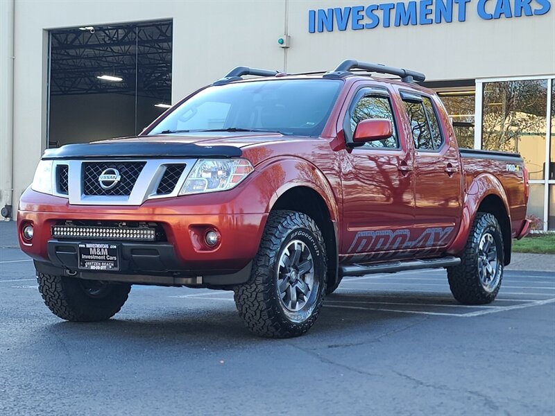 2015 Nissan Frontier PRO-4X CREW CAB 4X4 DIFF LOCK BF GOODRICH / LIFTED  / E-LOCKER / LEATHER / FULLY LOADED - Photo 1 - Portland, OR 97217