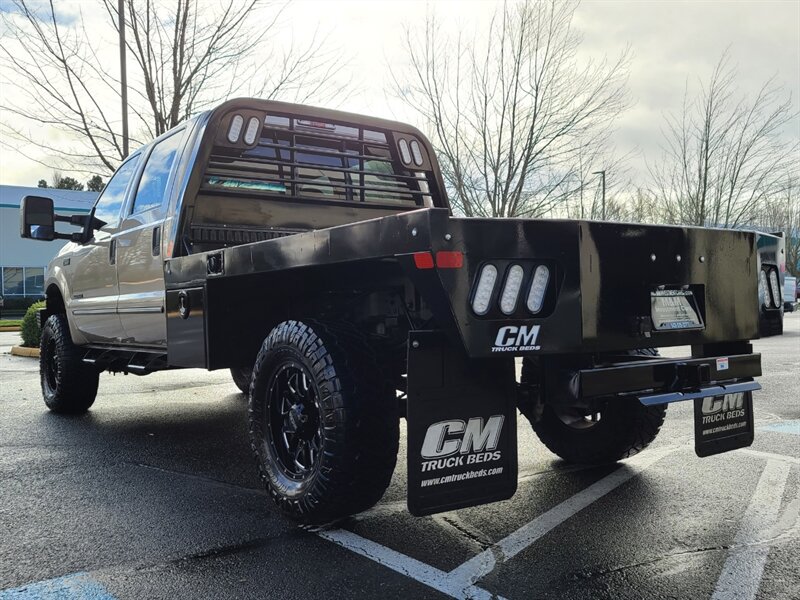 1999 Ford F-350 Super Duty / FLAT BED / Crew Cab / 4X4 / 7.3L /  Powerstroke TURBO DIESEL / 6 SPEED MANUAL / 1-TON / LIFTED - Photo 7 - Portland, OR 97217