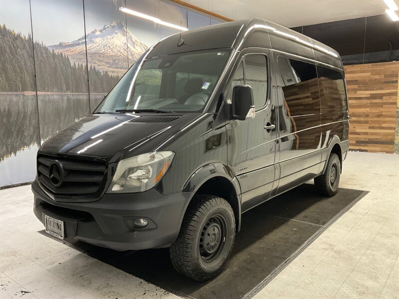 2016 Mercedes-Benz Sprinter Crew 2500 Cargo 4X4 / 3.0L DIESEL / HIGHROOF  / 4X4 CARGO VAN w. 6-Passenger / Removable Seats / RUST FREE / Backup Camera / Excel Cond - Photo 1 - Gladstone, OR 97027