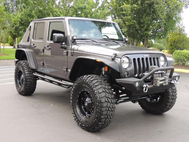2014 Jeep Wrangler Unlimited Rubicon /4X4/ 6-SPEED / LIFTED / 1-OWNER   - Photo 2 - Portland, OR 97217
