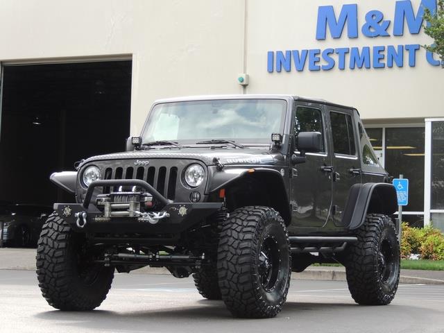 2014 Jeep Wrangler Unlimited Rubicon /4X4/ 6-SPEED / LIFTED / 1-OWNER   - Photo 1 - Portland, OR 97217