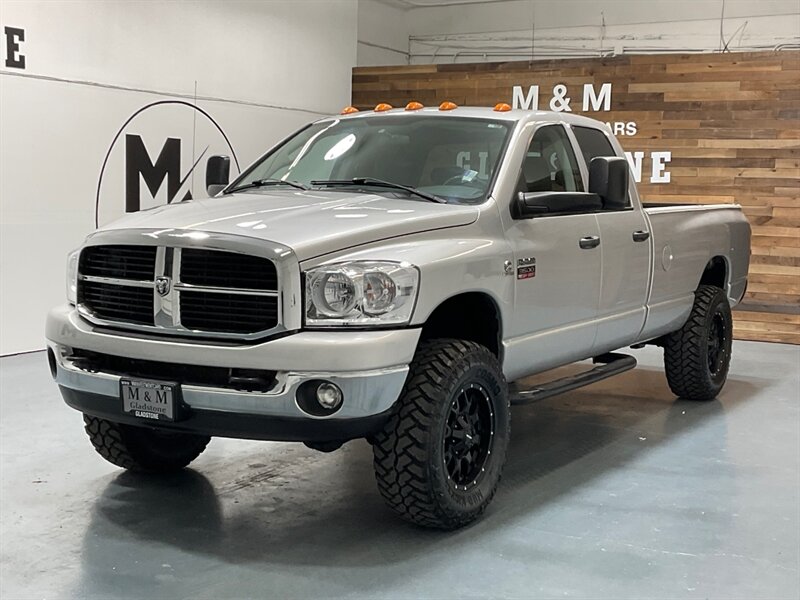 2008 Dodge Ram 3500 SLT BIG HORN 4X4 / 6.7L DIESEL  / 6-SPEED MANUAL  / 1-OWNER LOCAL / ZERO RUST / LEVELED w. BRAND NEW WHEELS & TIRES / 1-TON / SRW / LONG BED
